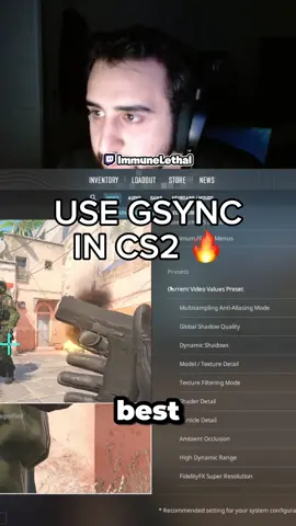 Life changing 🙏 #cs2 #cs2videos #nacs2 #gsync #nvidiagsync 