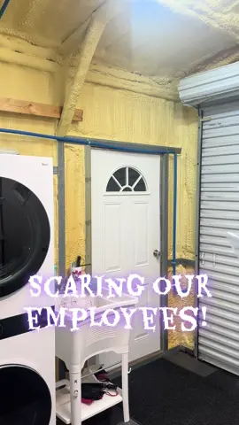 Happy Halloween! #upresstransfers #dtfprintshop #coworkers #workpranks #scarecam 