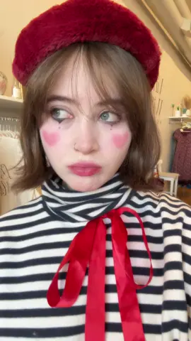 last minute costume for work hehe #mime #silent #halloween #costume #fashion 