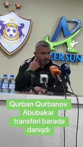 Qurban Qurbanov Abubakar  transferi barədə danışdı #qarabag #qurban #neftçi #keşfet 