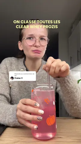 Réponse à @NA  On continue notre classement des 7 goûts de clear whey isolate @Prozis_official 🥰 Vous pouvez avoir -10% sur tous vos achats avec le code COCOW 🫶🏻 On continue cette série de vidéos ? 🤭 publicité #codepromoprozis #prozis #produitsprozis #clearwhey #clearwheyisolate