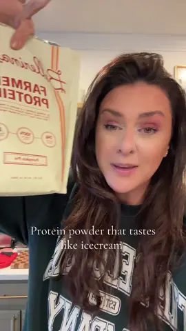 @Ballerina Farm Store @Ballerina Farm did the impossible and created a protein powder that’s is ACTUALLY delicious! I crave these everyday #ballerinafarm #proteinshake #proteinpower #pumpkinpie #tiktokshopblackfriday 