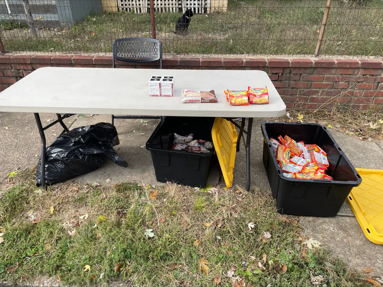 Ramen and brown rice available now. If you could use some groceries, stop by and pick up what you need. No hassle, no pressure. Grab it and take care of yourself. I’m here until 5 or until it’s gone. Community takes care of each other. 501 Ruffner Ave Charleston #FightsBack #fyp #viral #trending #WVFB 