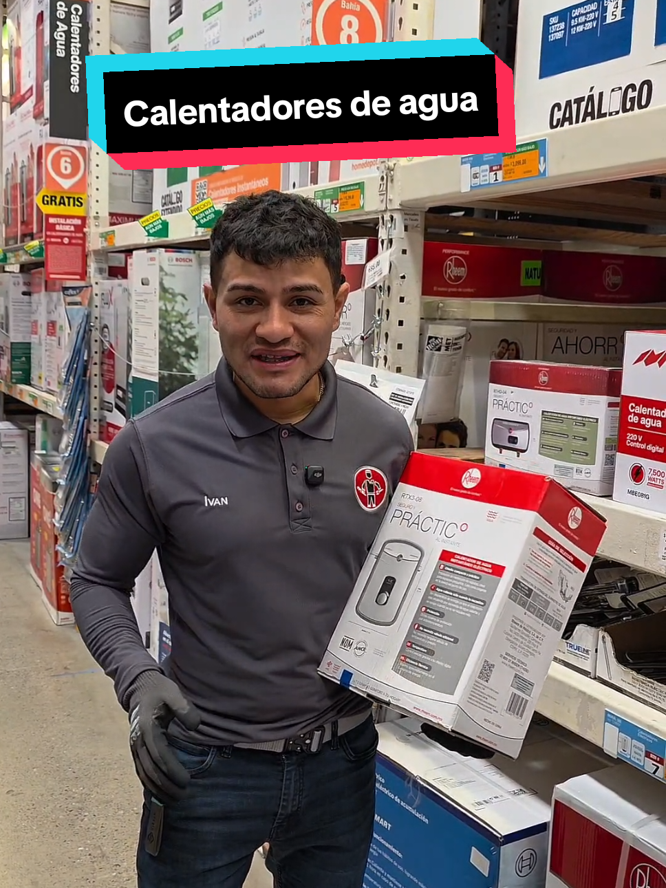 Calentador o boiler eléctrico, que Calentador elegir ? Nos vemos en el Próximo video para mostrarles la instalación del Calentador eléctrico que nos de llevamos de Homedepot #plomeria #federalplumbing #boiler #ducha 