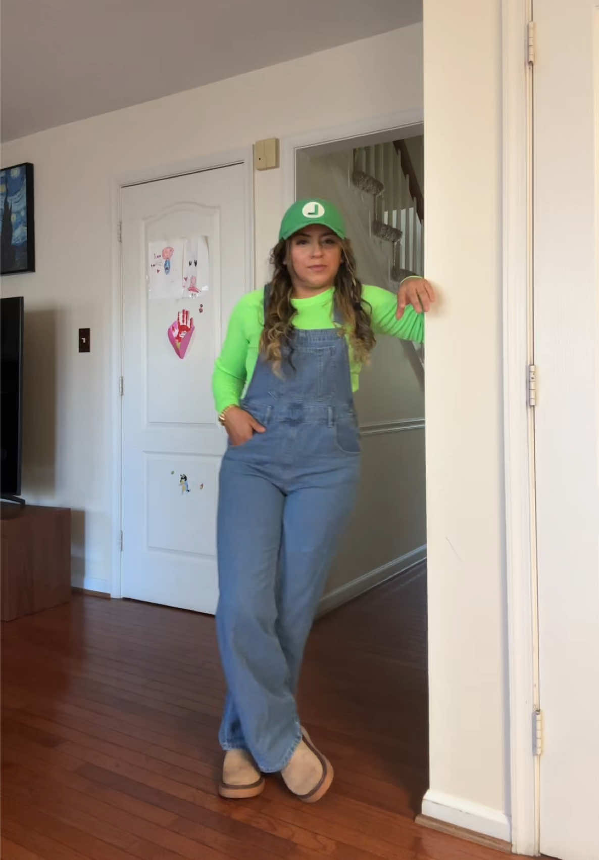 Happy Halloween! 👻 #halloweencostume #luigui #mariokart 