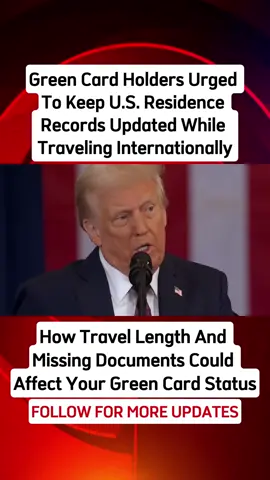 Breaking: Important Update for Green Card Holders Traveling Abroad – How to Keep Your U.S. Residency Safe and Secure  ||KD #USTravelUpdate #GreenCardInfo #USResidencyGuide #TravelTipsUSA #USUpdate2025                       
