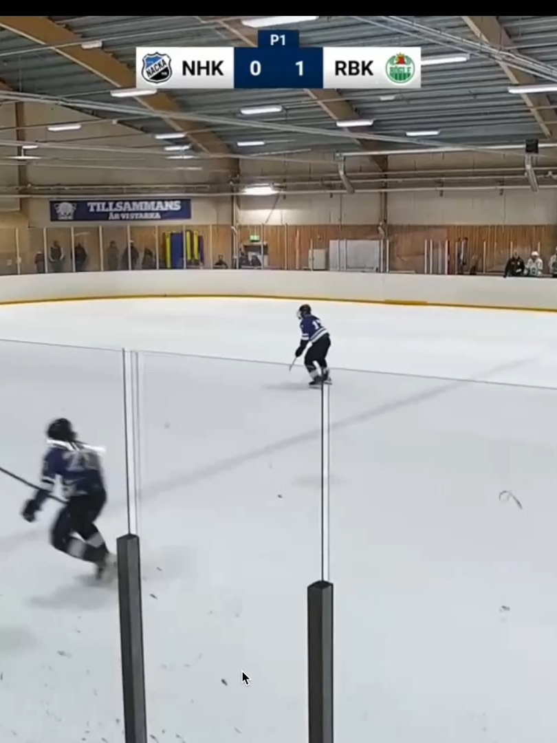 Mål. @filip_ks12 Assisst. @hockeywille17 @nacka_inside_u15