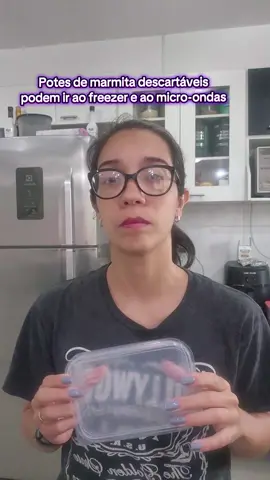 Potes descartáveis para marmita. Vai ao freezer e ao micro-ondas. Vai facilitar a sua rotina!  #rotinadecasa #marmitasdasemana #marmita #potesdescartaveis 