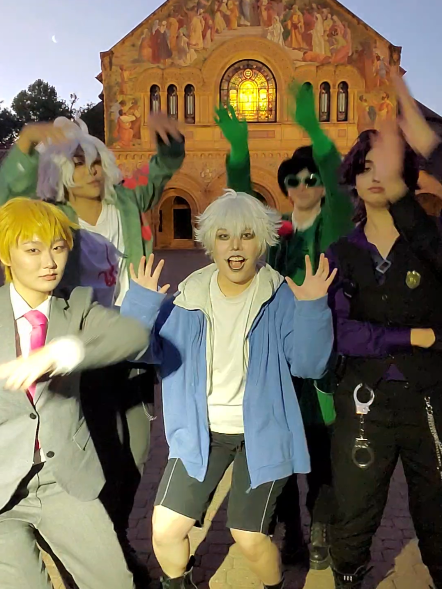 The sexyman style🕺 . sans - @raylinkcoser  reigen - @dolo_cos  onceler - @axel  purple guy - @Yoonexe  Freddy - @uxiduz  Nagito - me  #cosplay #tumblrsexymen #sexymen 