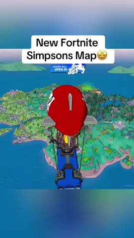 Fortnite Simpsons Map New Season 🤩 #fortnite #fortnitebr #fortniteclips 