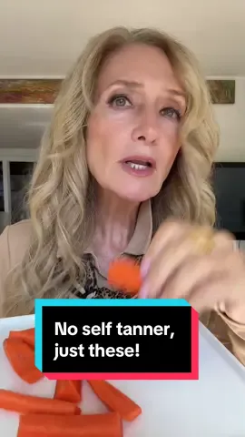 I promise you this works, and study show that it actually really does! 2 to 3 carrots every single day will give you that healthy glow! ##fyp##skin ##natural##healthy