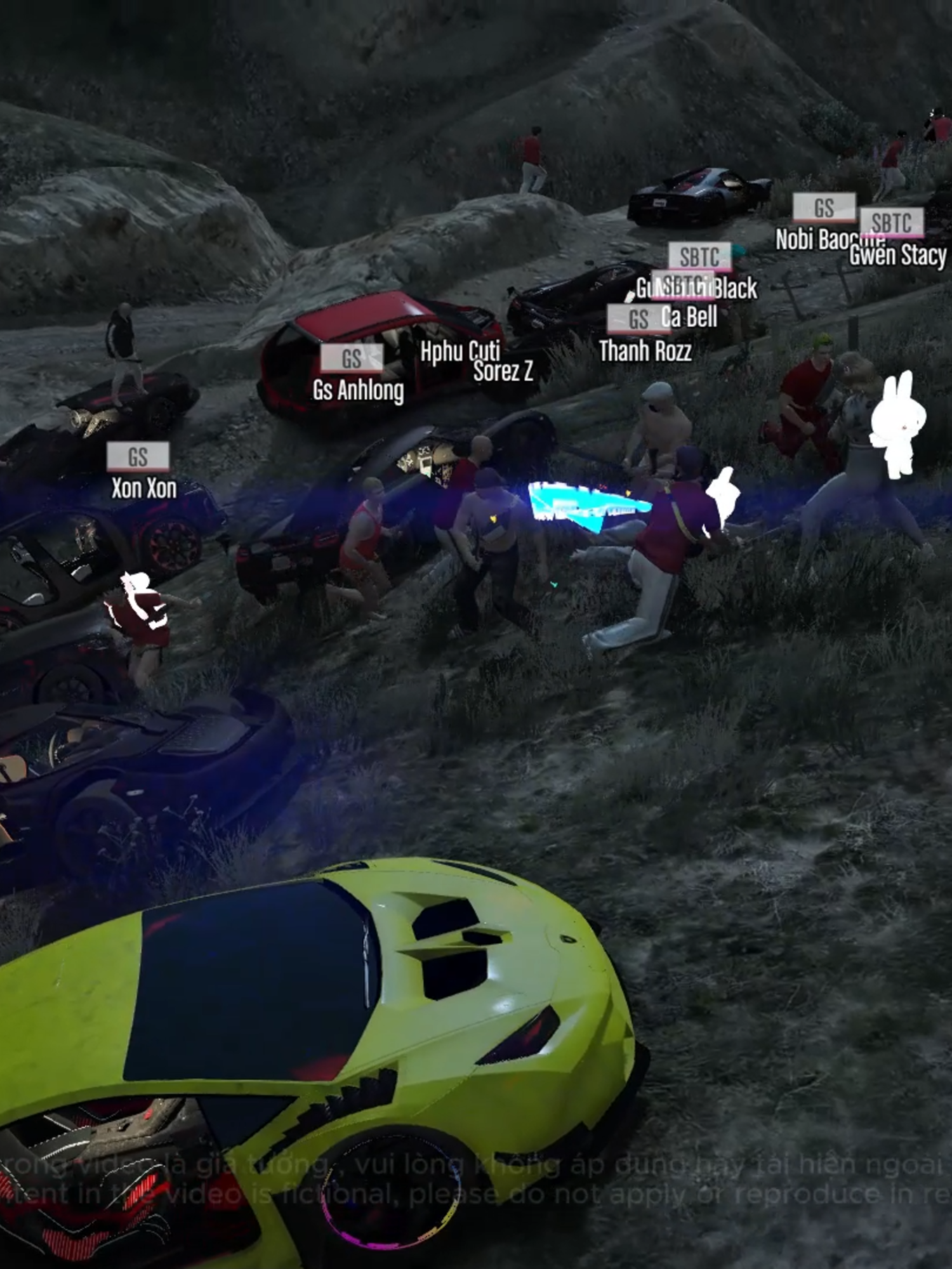 Rạng sáng ngày hôm nay tại Ruộng rau S3-Vinewood 1 màn inovar nhẹ giữa SBTC và GS #GTA5VN #roleplay #gta5online #gtav#sbtc