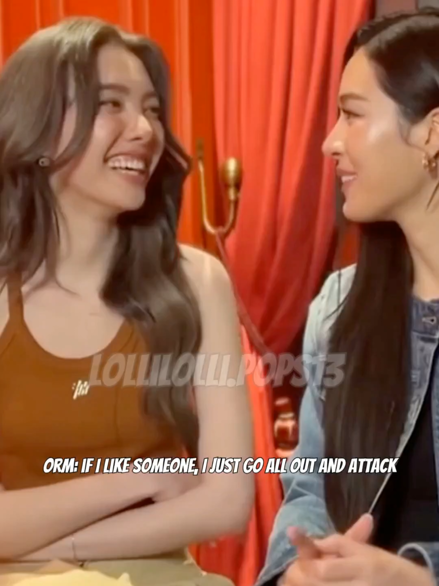 Orm loves to attack Lingling. Hope that never changes💜🖤#lingorm #linglingkwong #ormkornnaphat 