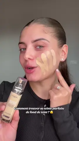 Comment trouver sa teinte parfaite de fond de teint avec le fond de teint Accord Parfait de @lorealparis ✨🩷 #makeup #accordparfait Collaboration commerciale