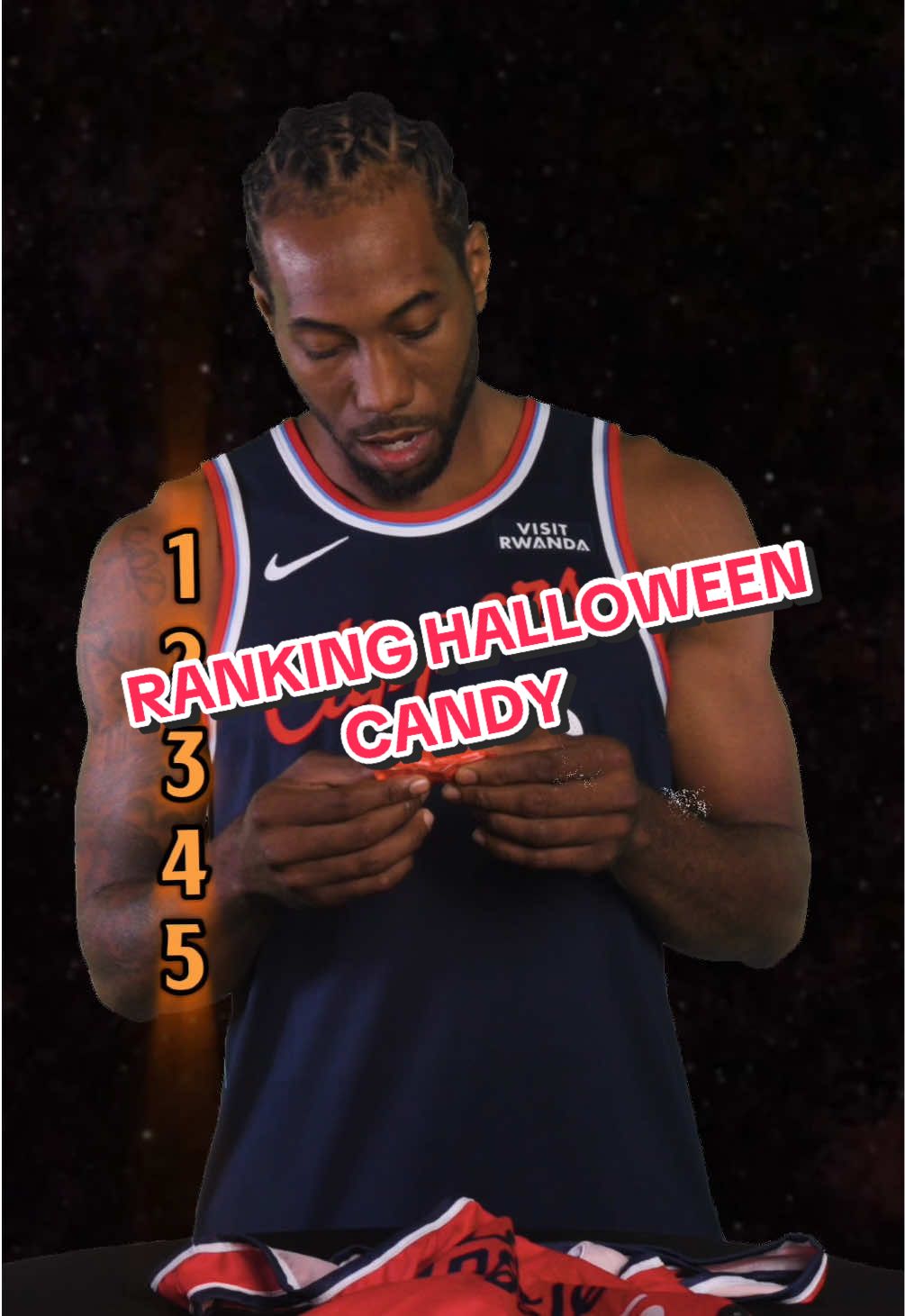 squad was NOT rocking with candy corn 😭 how would you rank em? #halloween #halloweencandy #candycorn #NBA #laclippers 