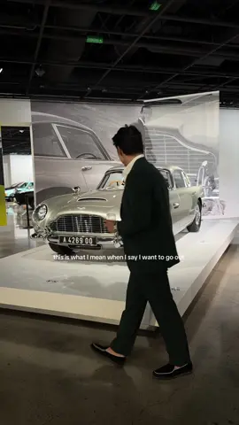 DB5 at new @Aston Martin exhibit at #petersenmuseum 