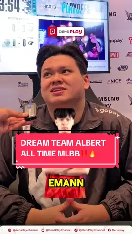 DREAM TEAM ALBERT ALL TIME ‼️🐯 Wahh kalo kayak gini mah piala sea games mah gampang buat dimenangi  #evosalbert #evosesports #dreamteam #mplindonesia #mplids16 