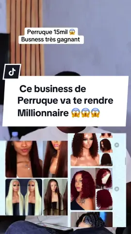 Perruque 15mil 😱 Busness très gagnant #perruque #ecommercebusiness #produitdebeauté 