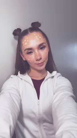 had to show you guys my makeup 🤗🦌 #bambi #costume #halloween #happyhalloween #fyp 