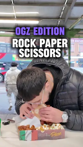 Rock paper scissors OGZ EDITION  #rockpaperscissors #foodchallenge #fyp #ogz #halalfoodbirmingham 