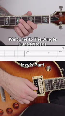 Izzy’s Part, Welcome to the Jungle - Guns N’Roses  #gunsnroses #izzystradlin #slash