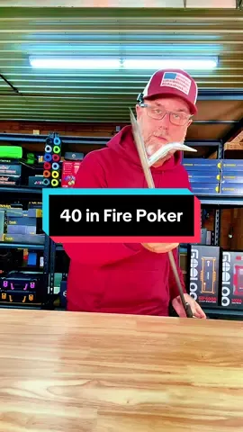 40in Fire Poker for Fire Pit #firepoker 
