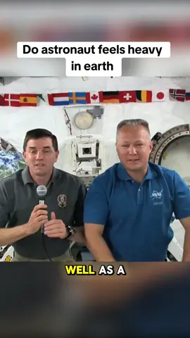 Do Astronauts Feel Heavy Back on Earth? 🌍🚀 #SpaceFacts #AstronautLife 