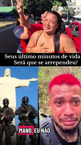Homem grava vídeo no meio da mata será que houve arrependimento? #operacaopolicial #riodejaneiro #viral #penha #policiais 