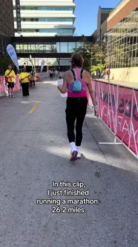 I will never care that I didn’t hit my marathon goal pace.  It was still one of the best days of my life and always serves as a reminder that I can do hard things.   I am about to embark on something even bigger than this… and I need this to remind me how strong and capable I am.   The only thing that matters is that  the Finish is the Win. #Running #runner #runtok #desmoines #weightloss 