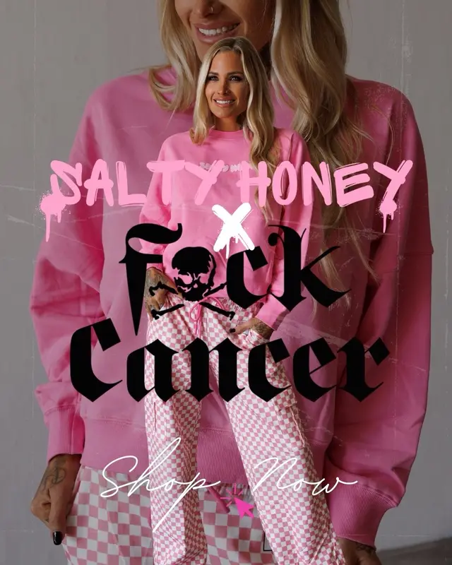 We’re proud to announce our partnership with Fuck Cancer, a foundation dedicated to changing the way the world approaches cancer.   To support this incredible cause, 25% of ALL profits from the Fighter Collection will go directly to Fuck Cancer! Helping fund awareness initiatives and life-changing experiences for those in the fight.   Fundraiser Ends at Midnight ⏰  Make Your Impact Now 💖