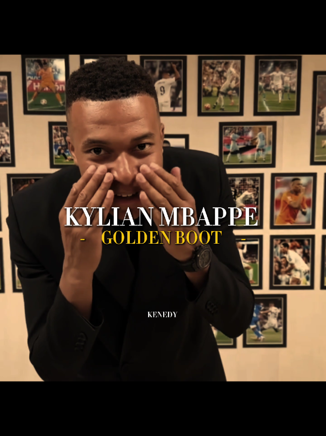 GOLDEN BOOT💫 ll #kylianmbappé  #realmadrid #mbappe #viraliza #fyp 