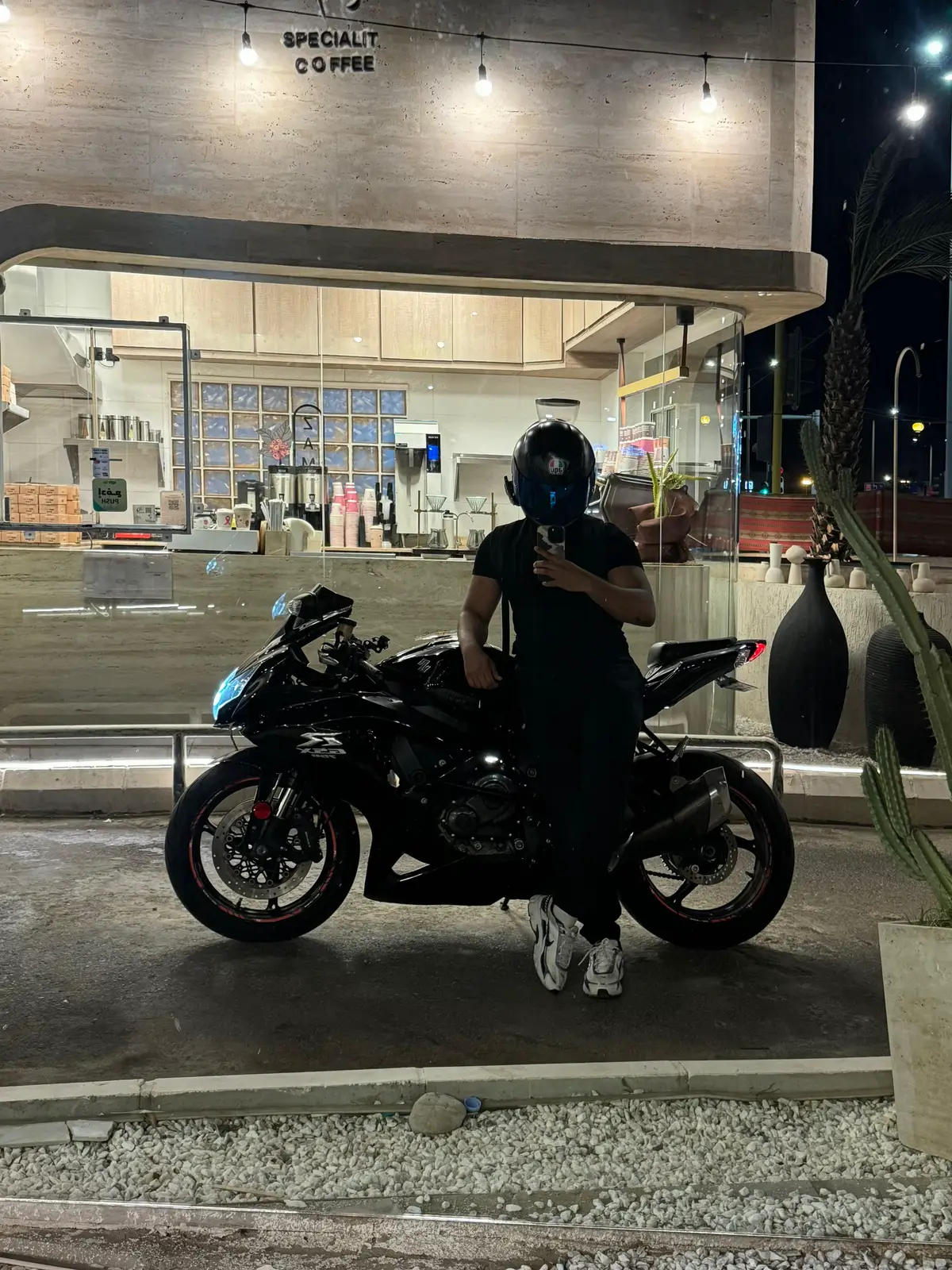 احلى واكثر ستايل عليه لايكات نثبته في الكومنتات 🖤🏍️ #blackonblack #blacklife #nightvibes #دباب #ينبع 