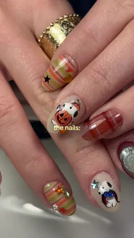 happy Halloween!!!! #halloween #snoopynails #nailinspo #nailart #fyp 