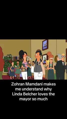 Every time I see him, Linda always runs through my head. ALSO! There’s a freaking website where you can search a word and it finds all the times it was said in a series. This saved me for this video omg I bet this is gonna flop 💔 anyway @Zohran Mamdani I can't wait for u to be my mayor (I live in PA lmfao)  #zohranmamdani #bobsburgers #mayor #newyorkcity #newyork 