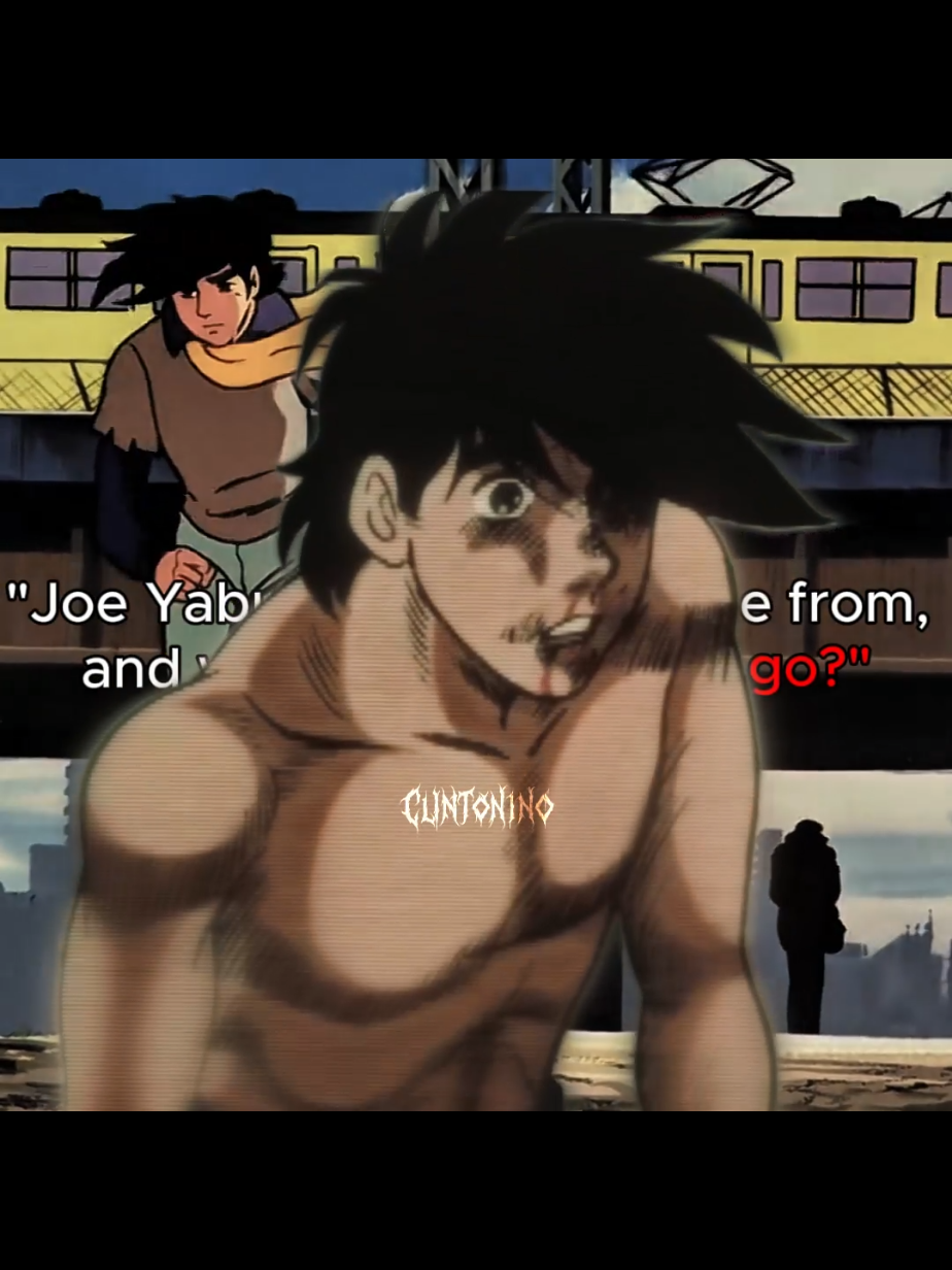 he's going . . .  #ashitanojoe #joeyabuki #animeedit 