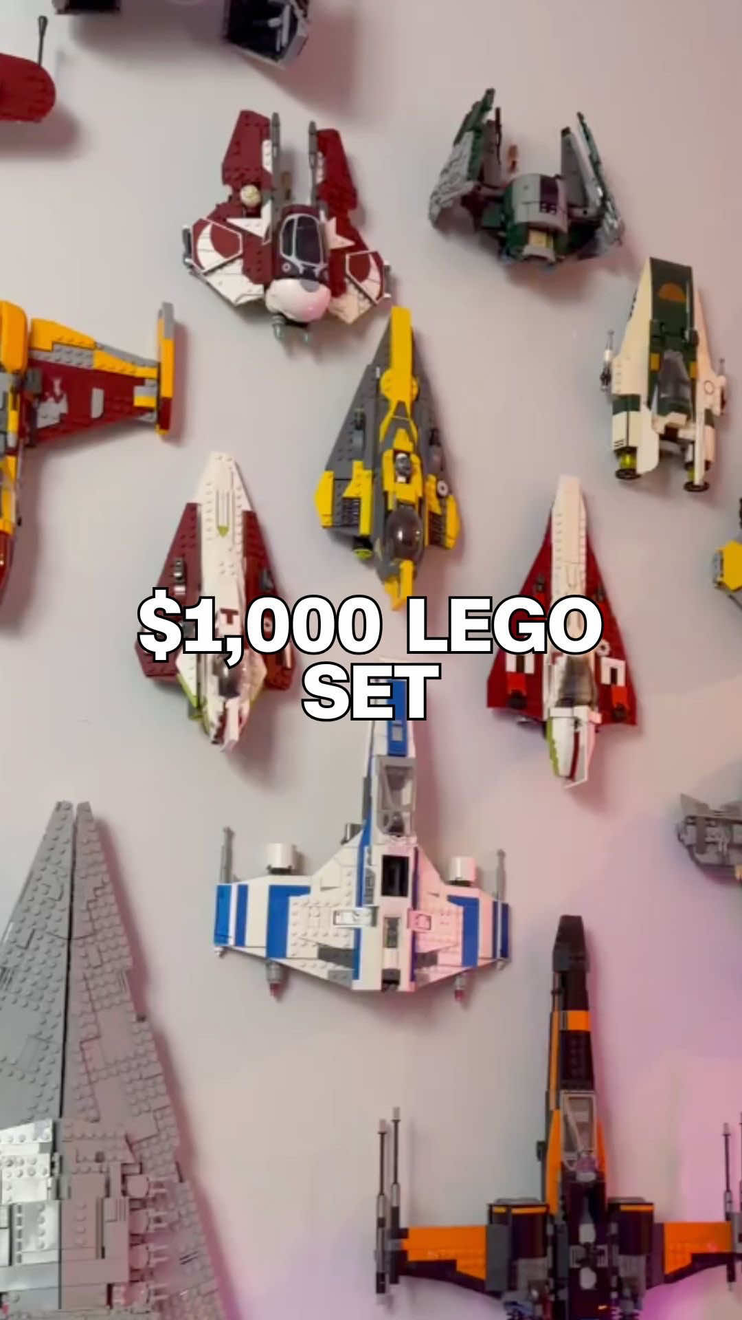 Attention all @LEGO lovers! We got this all-new $1,000 set, and after building it we have some thoughts. Want to learn more? Comment SHOP for all the details. 🧱 #lego #starwars #legoset #legomaster #commissionearned 