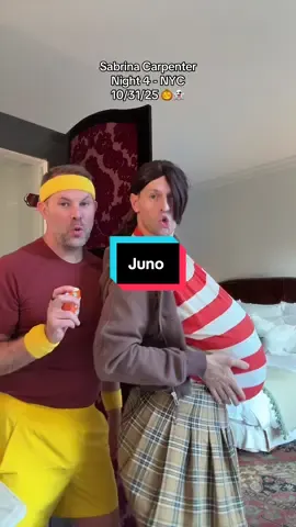 I might let you make me Juno 🫃🫃🫃@Sabrina Carpenter have you ever tried this one? #sabrinacarpenter #shortnsweetNYC #nyc #madisonsquaregarden #msg 