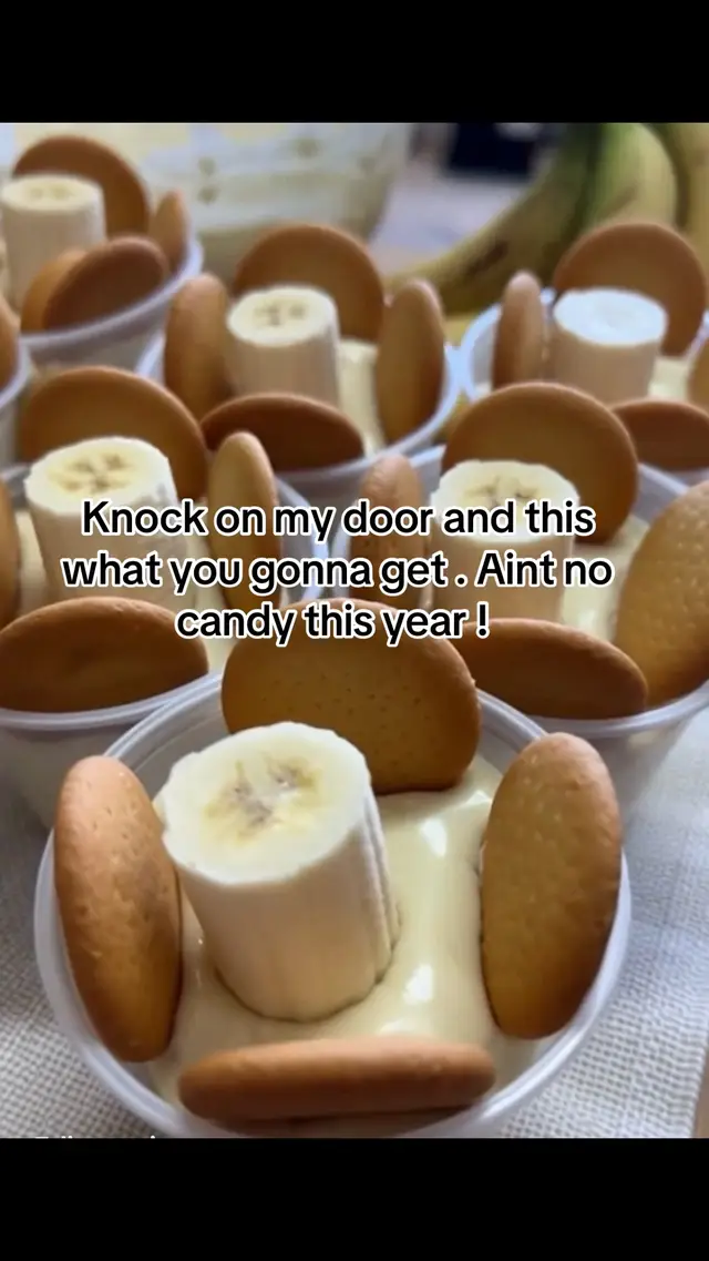 Banana pudding on the go🤣🍌 