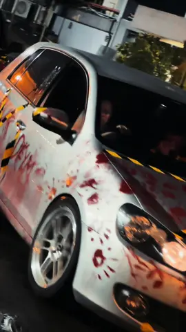 baby golf halloween night😍 #halloween #halloweencar #golftiktok #vwgolf 