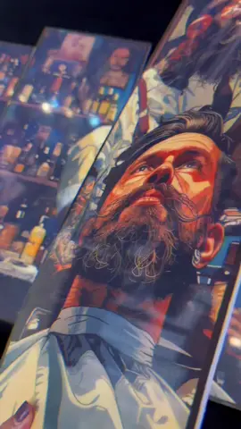 #barber #tranhdecor #tranhghep5tam #tranhtrangguong 