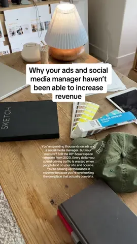 Plz stop spending thousands on ads when your website doesn’t even convert, sis #womanownedbusiness #smallbusinesswebsite #freelancedesigner #brandstrategist #professionalbranding 