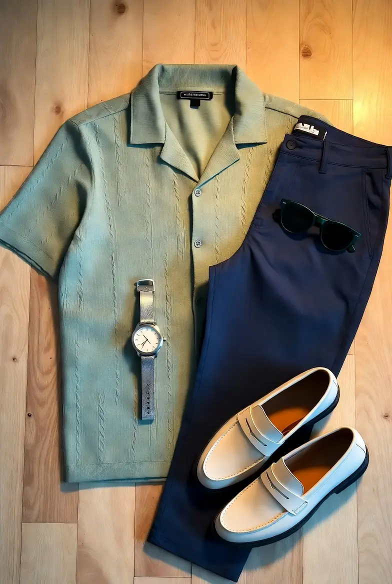 Look Rich and Elegant without Stress  #OOTDInspo #OOTD #Cowok #dailyoutfit  #CleanOutfit