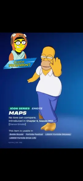 New Emote - Maps (Yeah Yeah Yeahs x Fortnite) ✋🏻#waittheydontloveyoulikeiloveyou #lossimpson #newseason #fortnite #fortniteclips 