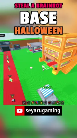 BASE HALLOWEEN #roblox #stealabrainrot #shorts #seyaru #robaunbrainrot
