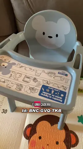Id: BNC-GVQ-TKB  Cadeira de alimentação  #cadeiradealimentacao #cadeirinhadebebe #acheinashopee #achadinhosshopee #fyp 