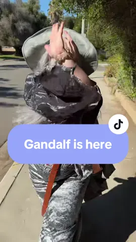 She’s arrived. #gandalfbignaturals #gandalf #halloween #costume #fyp 
