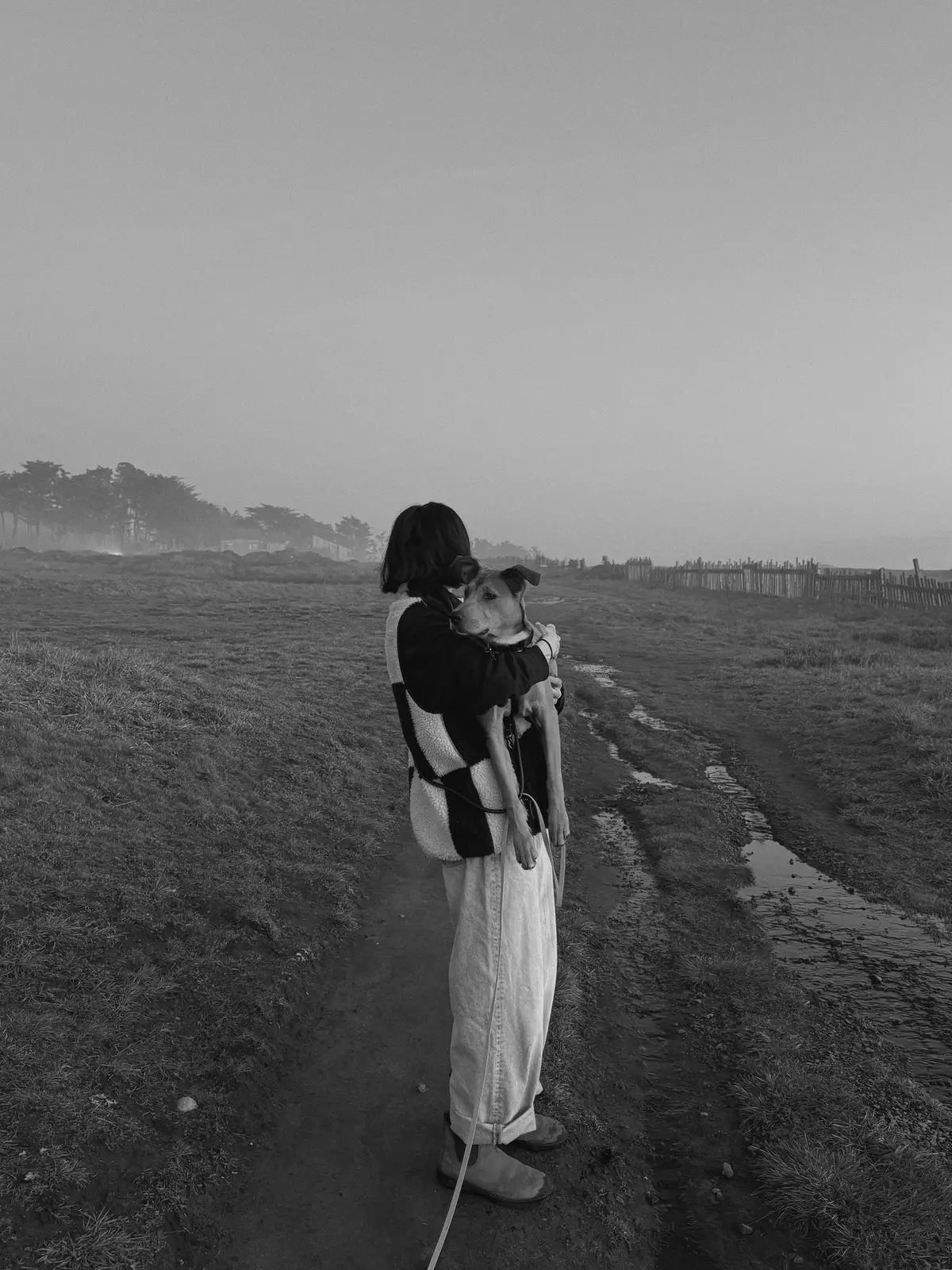 one year ago today we drove to the shelter, completely unprepared and not ready for a dog. within an hour Frankie was peeing in my lap on the car ride home. we had nothing for her. no toys, no leash, and very little clue what we were getting ourselves into. it took us 20 minutes to assemble a crate in the pet store parking lot & she watched us like she already knew we were hers. Frankie has changed everything. in the beginning, she made life difficult - all puppies do. but slowly, she took our little world and expanded it beyond bounds. she broke our hearts open in ways we didn’t know were possible. and suddenly, life with her - loving her, caring for her, showing up for her - became the easiest thing i’ve ever known. in every lifetime, we find each other.