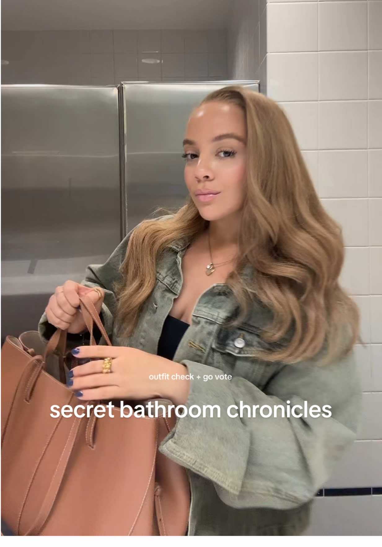 this outfit was def not corporate but oh well lol #denimondenim #corporatehumor #foruuuu #govote 