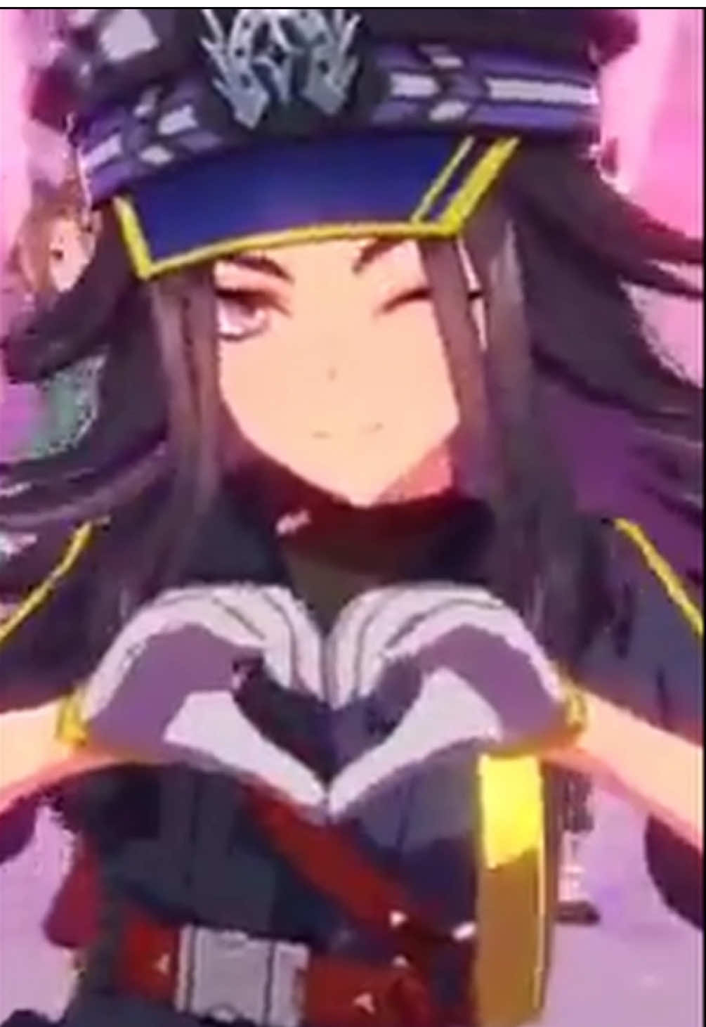 Her voice is… Fenomenol. Heh. #umamusumeprettyderby 