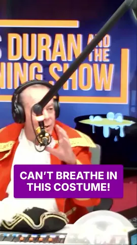 Skeery squeezed into a Power Ranger suit so tight he could barely breathe and we're DYING laughing at this chaos